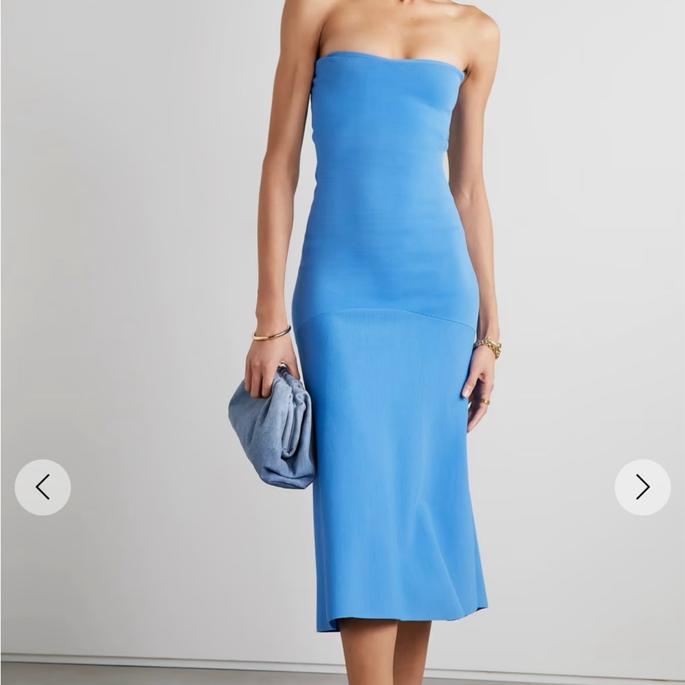 ALC dean Strapless Midi Dress with tags